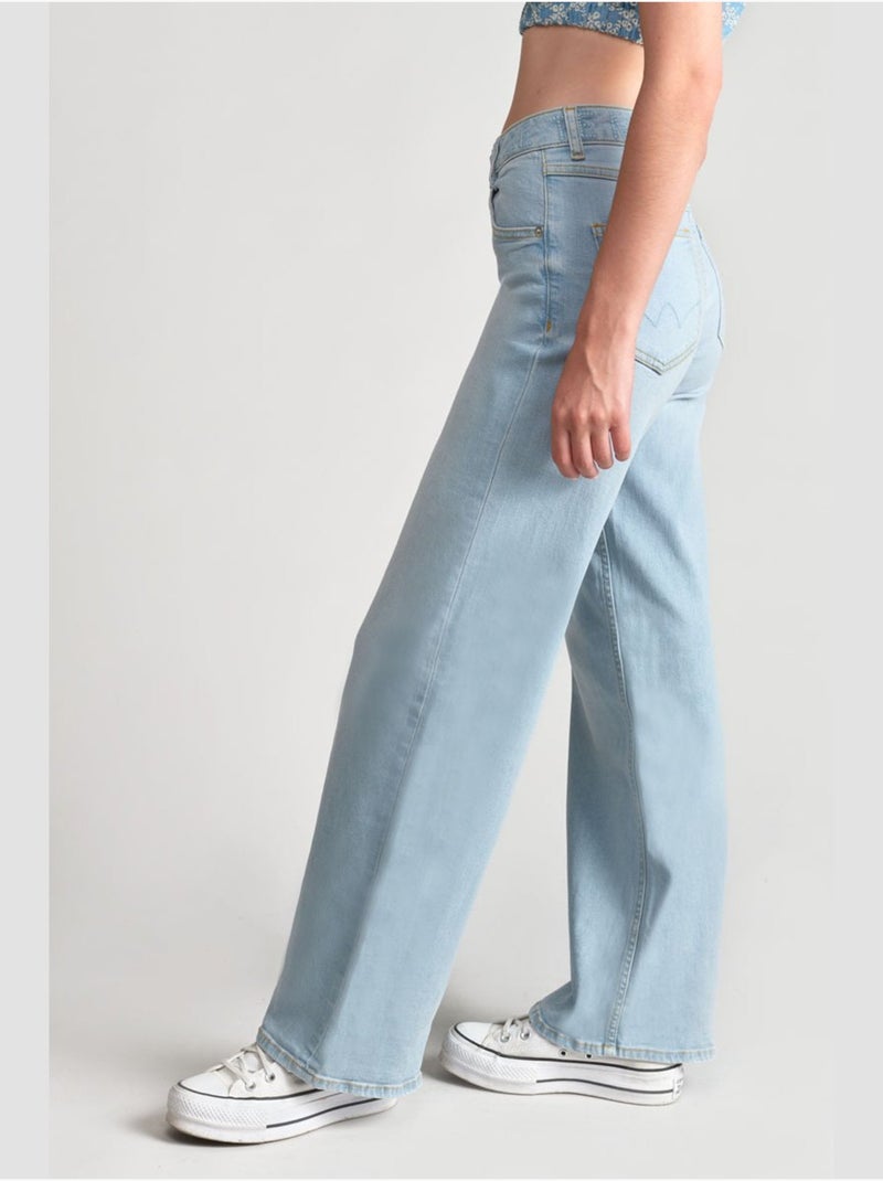 Pantalon ROMMIGI loose, large en jeans 'Le Temps Des Cerises' Bleu - Kiabi