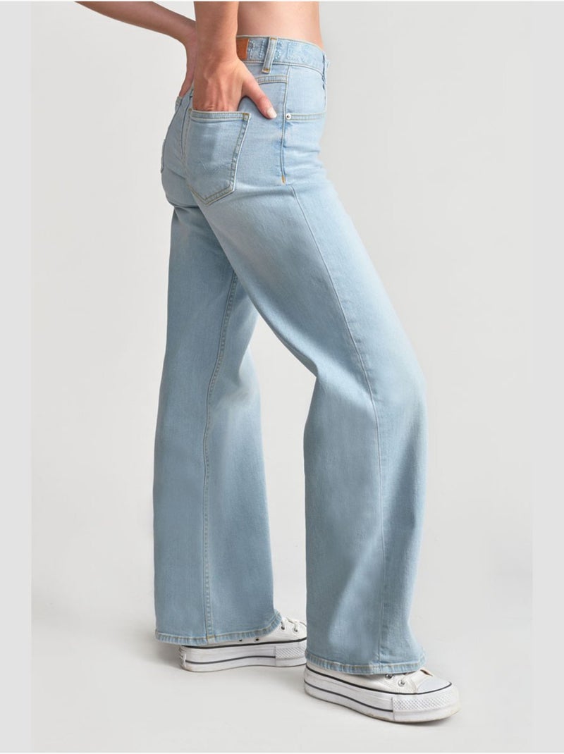 Pantalon ROMMIGI loose, large en jeans 'Le Temps Des Cerises' Bleu - Kiabi