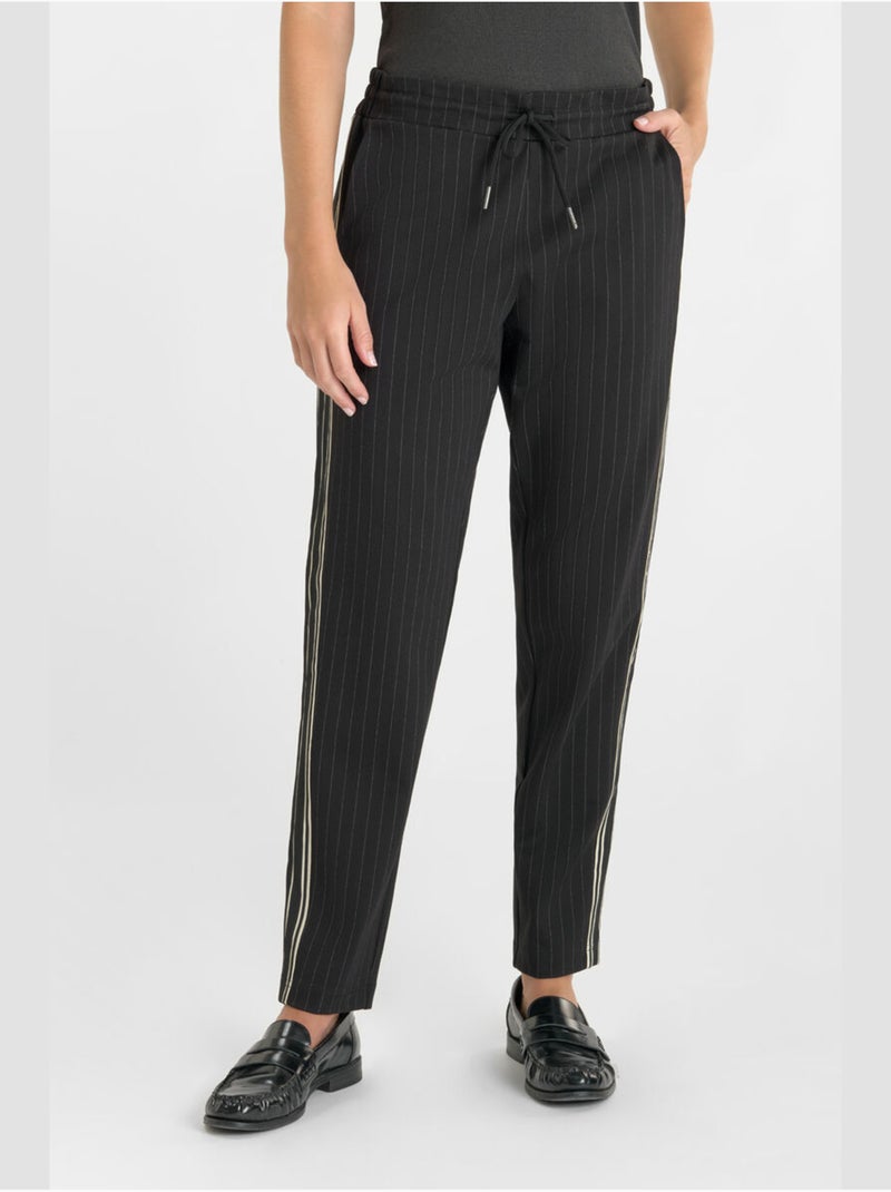 Pantalon ROSA droite 'Le Temps Des Cerises' Noir - Kiabi