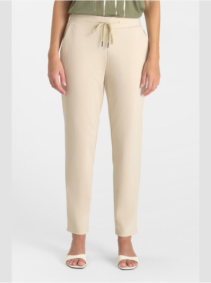 Pantalon ROSI droite 'Le Temps Des Cerises' Beige - Kiabi