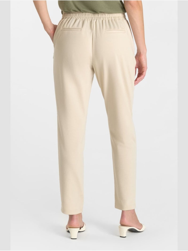 Pantalon ROSI droite 'Le Temps Des Cerises' Beige - Kiabi