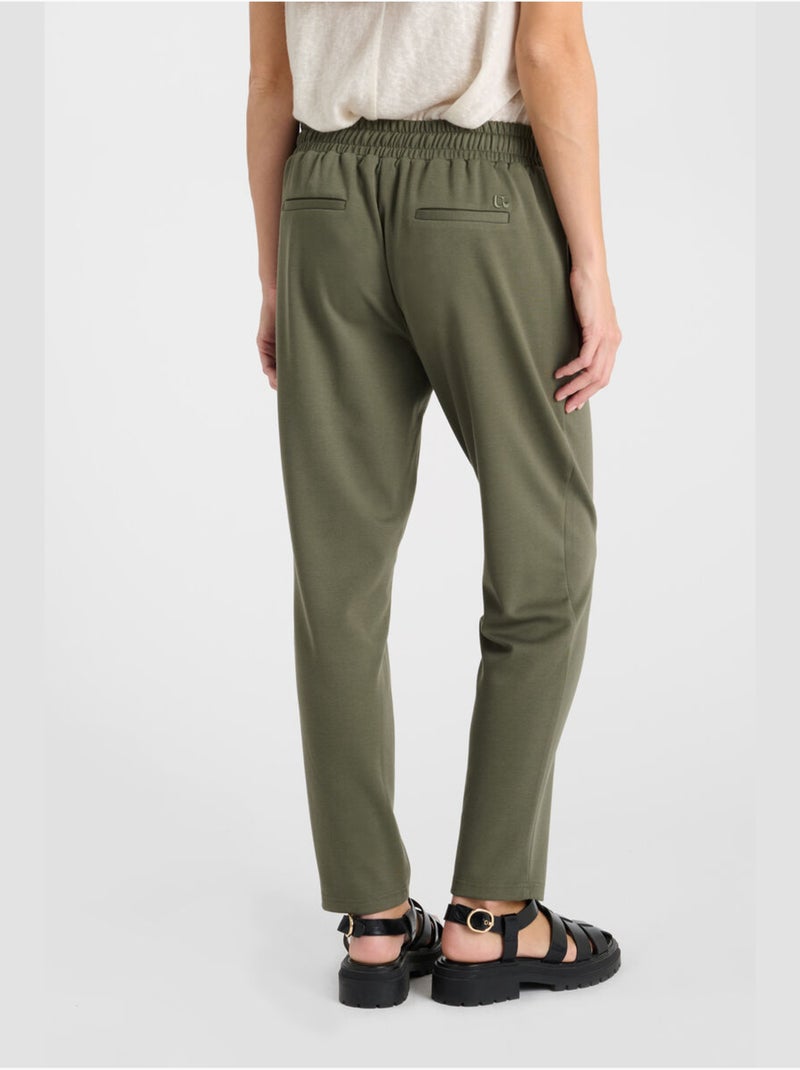 Pantalon ROSI droite 'Le Temps Des Cerises' Kaki - Kiabi