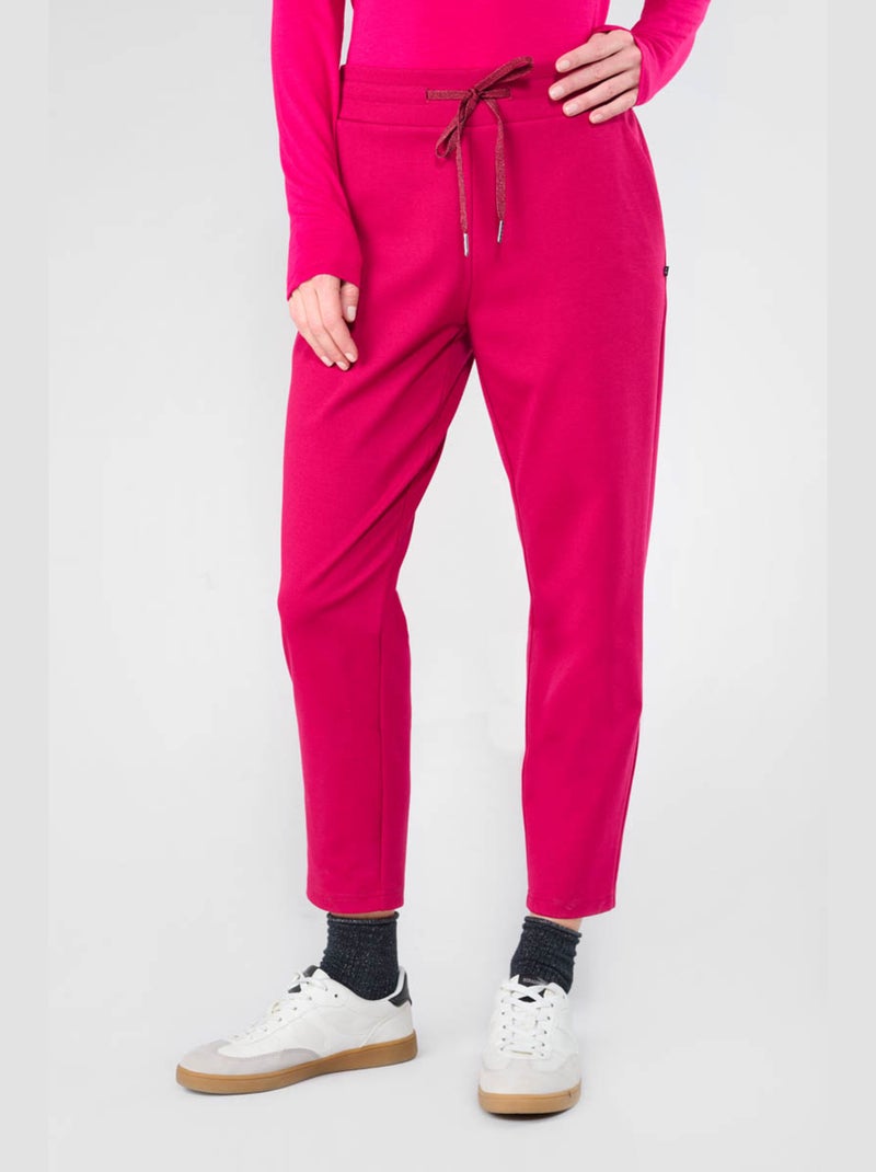 Pantalon ROSI droite 'Le Temps Des Cerises' Rose - Kiabi