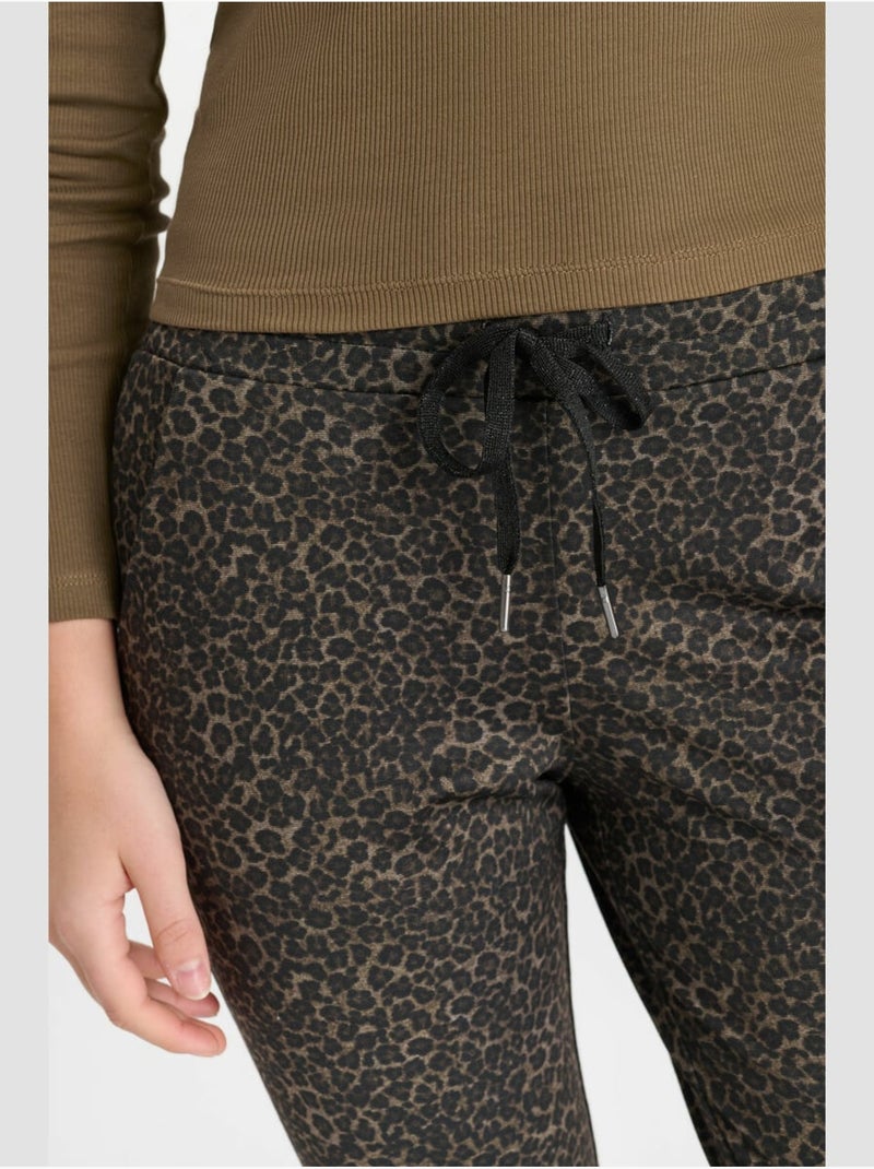 Pantalon rosigi droite 'le temps des cerises' Marron - Kiabi