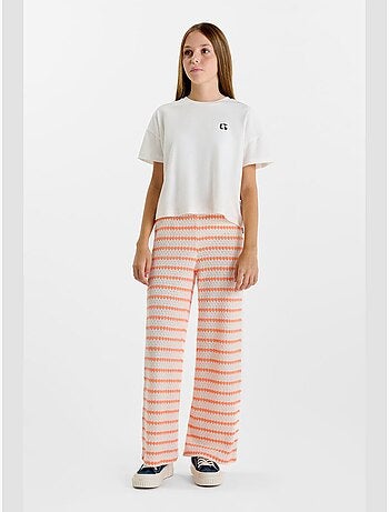 Pantalon SALOMEGI flare 'Le Temps Des Cerises'