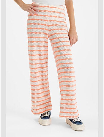 Pantalon SALOMEGI flare 'Le Temps Des Cerises'