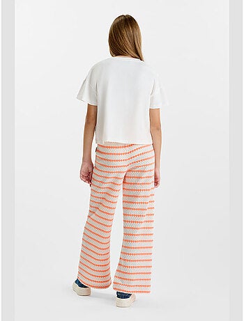 Pantalon SALOMEGI flare 'Le Temps Des Cerises'