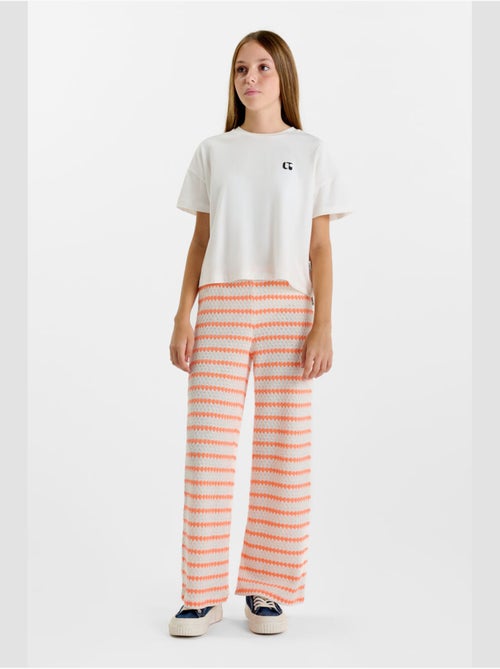 Pantalon SALOMEGI flare 'Le Temps Des Cerises' - Kiabi