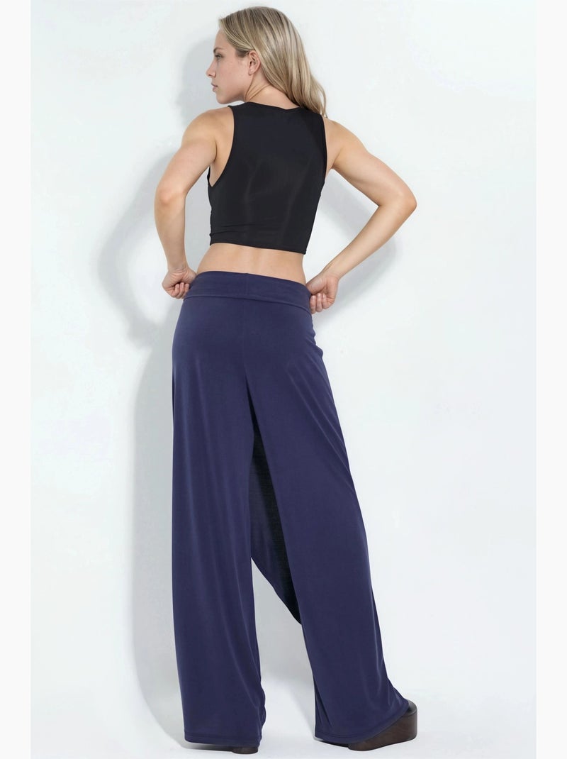 Pantalon salwar à jambes larges busem Bleu marine - Kiabi