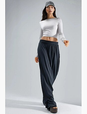Pantalon salwar à jambes larges busem