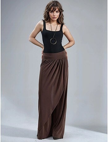 Pantalon salwar à jambes larges busem