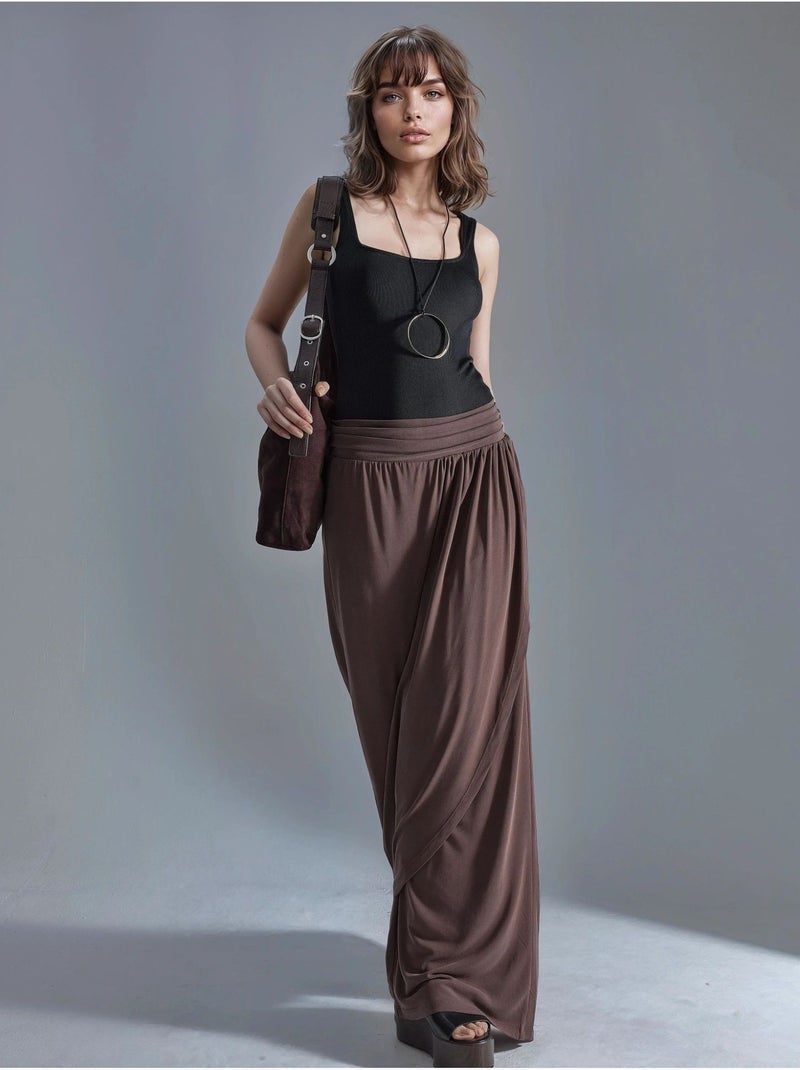 Pantalon salwar à jambes larges busem Marron clair - Kiabi