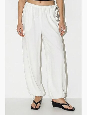 Pantalon salwar femme longueur cheville à nouer lucci