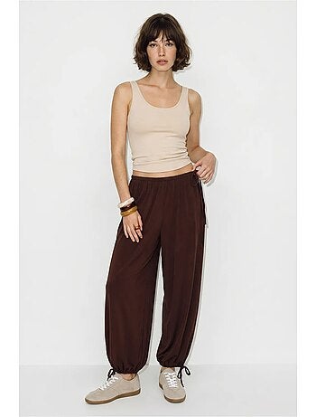Pantalon salwar femme longueur cheville à nouer lucci