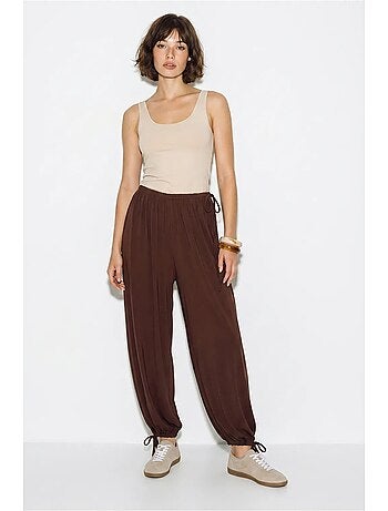 Pantalon salwar femme longueur cheville à nouer lucci