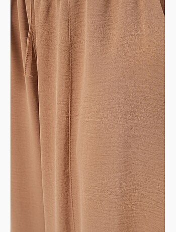 Pantalon salwar texturé longueur cheville avec cordon de serrage à la taille bdart