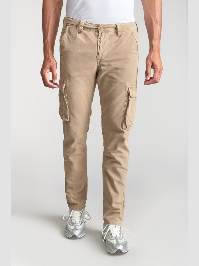 Pantalon SAMI cargo 'Le Temps Des Cerises' Marron - Kiabi