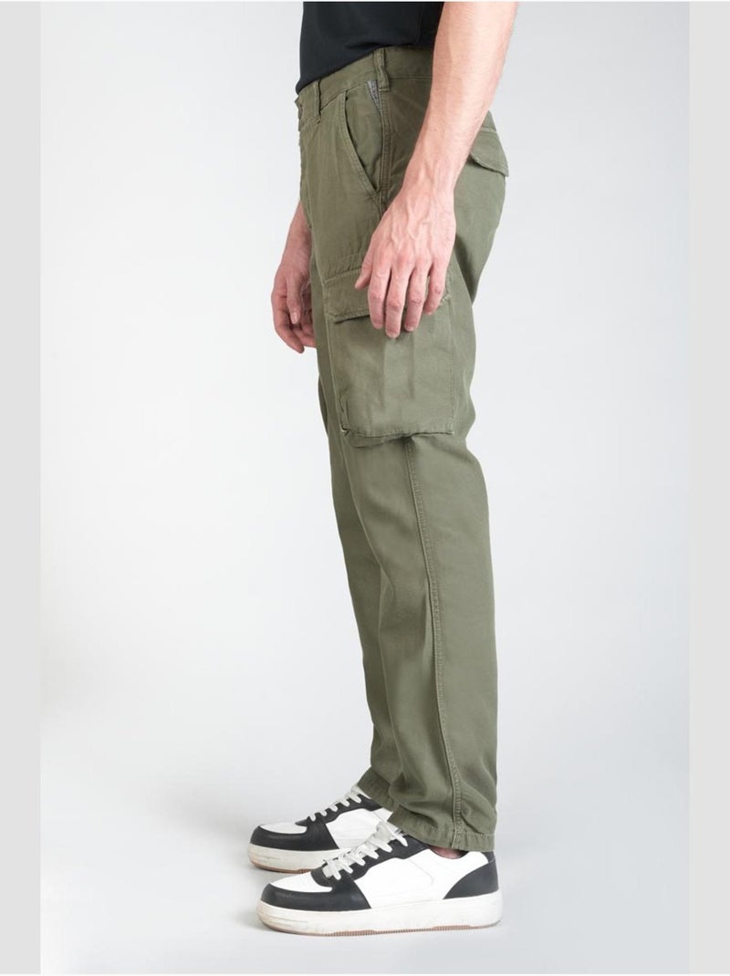 Pantalon SAMI cargo 'Le Temps Des Cerises' Vert - Kiabi