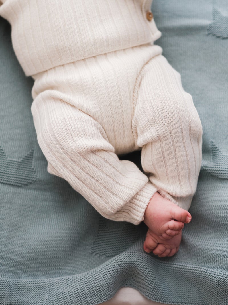 Pantalon sans Pied RETRO Ecru - Kiabi