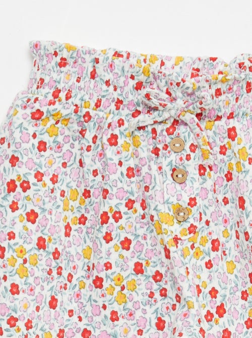 Pantalon Sarouel en jersey de coton - Kiabi