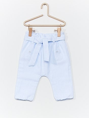 Pantalon sarouel pur coton