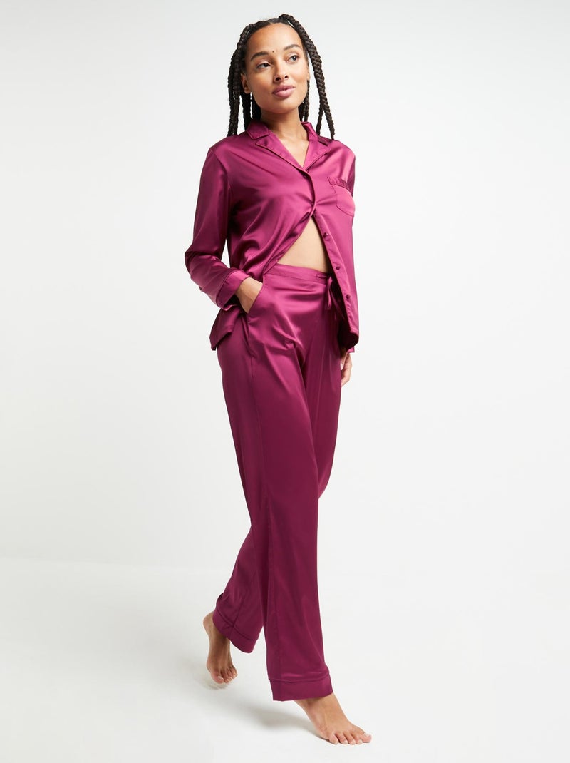 Pantalon satin Chimene - RougeGorge Lingerie Rouge - Kiabi