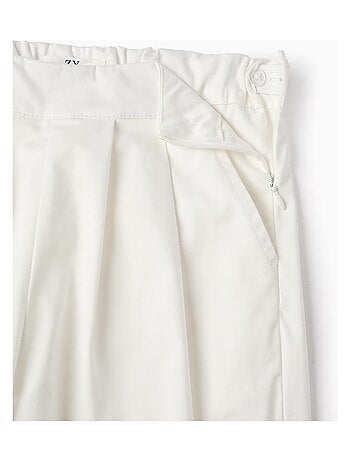 Pantalon Satiné avec Pinces