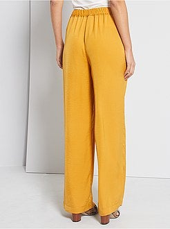 Pantalon satiné - Kiabi