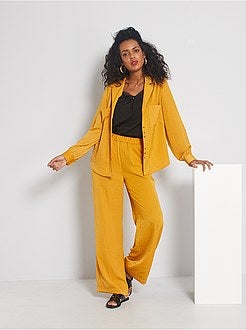 Pantalon satiné - Kiabi
