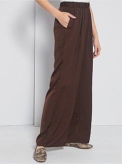 Pantalon satiné - Kiabi