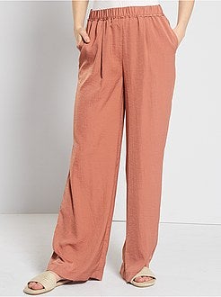 Pantalon satiné - Kiabi