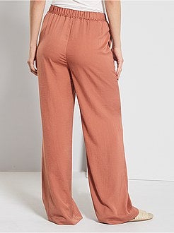 Pantalon satiné - Kiabi