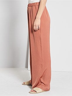 Pantalon satiné - Kiabi