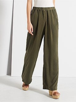 Pantalon satiné - Kiabi