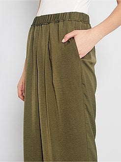 Pantalon satiné - Kiabi