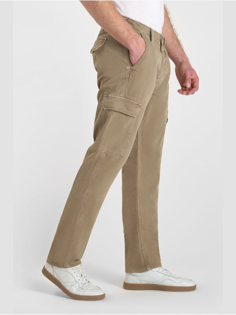 Pantalon SELIAN cargo 'Le Temps Des Cerises' Beige - Kiabi