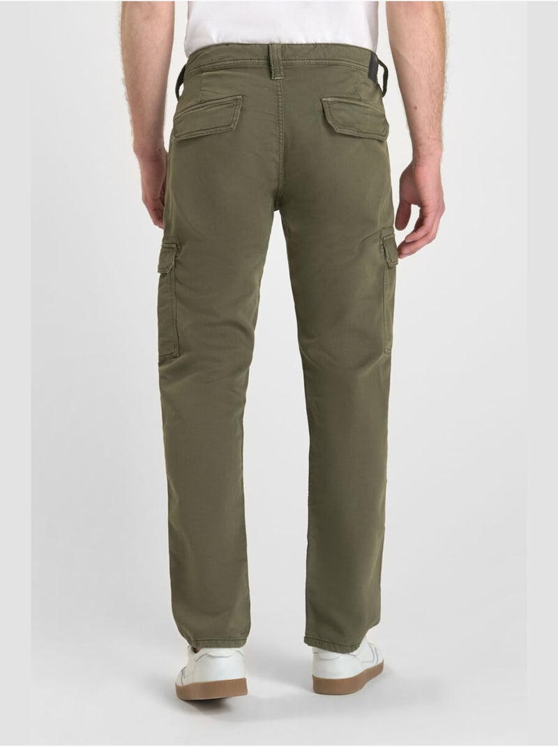 Pantalon SELIAN cargo 'Le Temps Des Cerises' Kaki - Kiabi