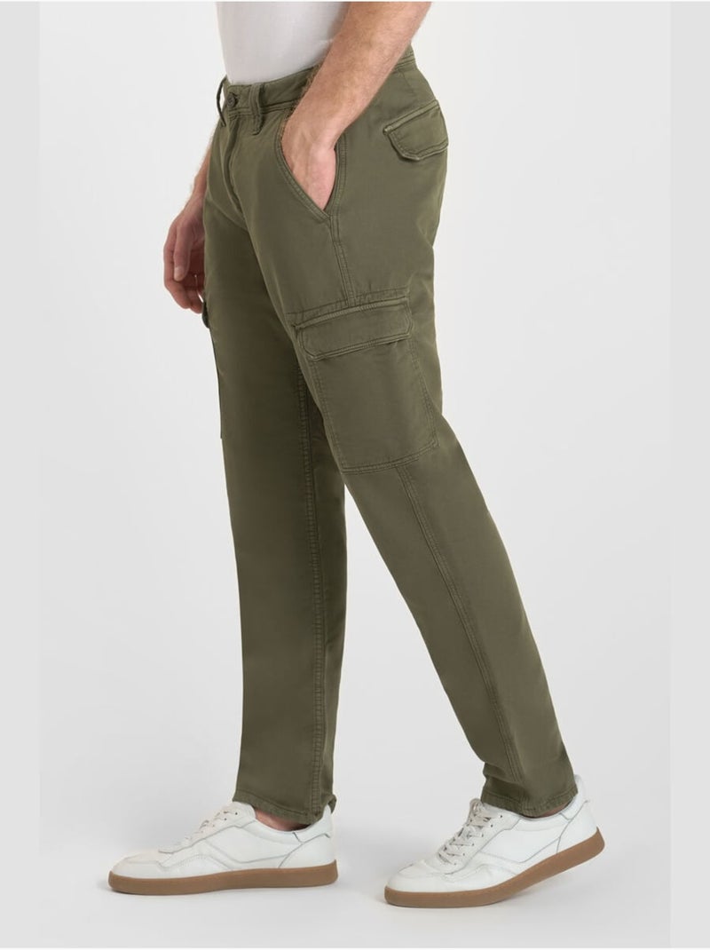 Pantalon SELIAN cargo 'Le Temps Des Cerises' Kaki - Kiabi