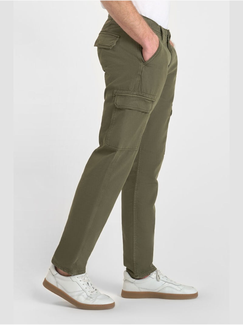 Pantalon SELIAN cargo 'Le Temps Des Cerises' Kaki - Kiabi