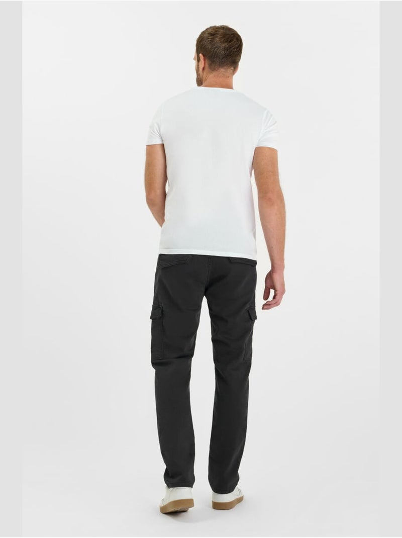 Pantalon SELIAN cargo 'Le Temps Des Cerises' Noir - Kiabi