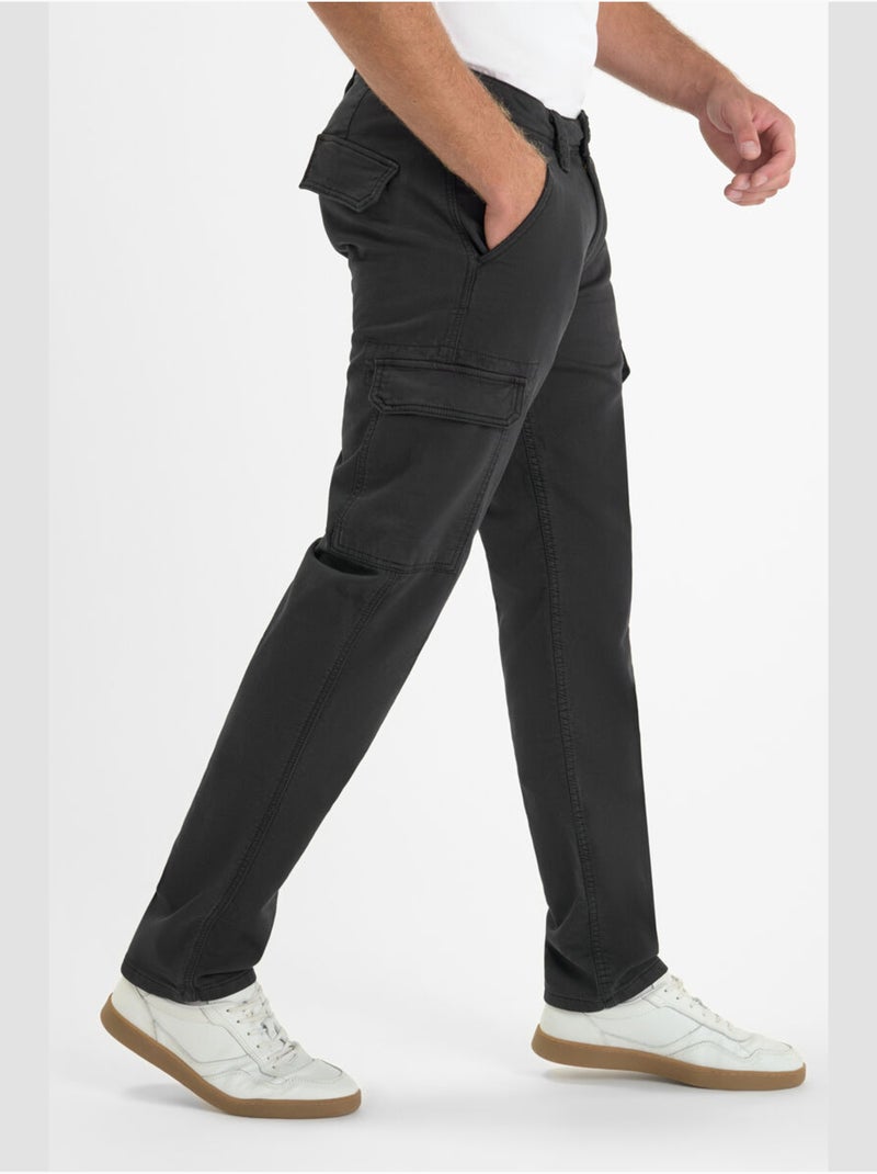 Pantalon SELIAN cargo 'Le Temps Des Cerises' Noir - Kiabi