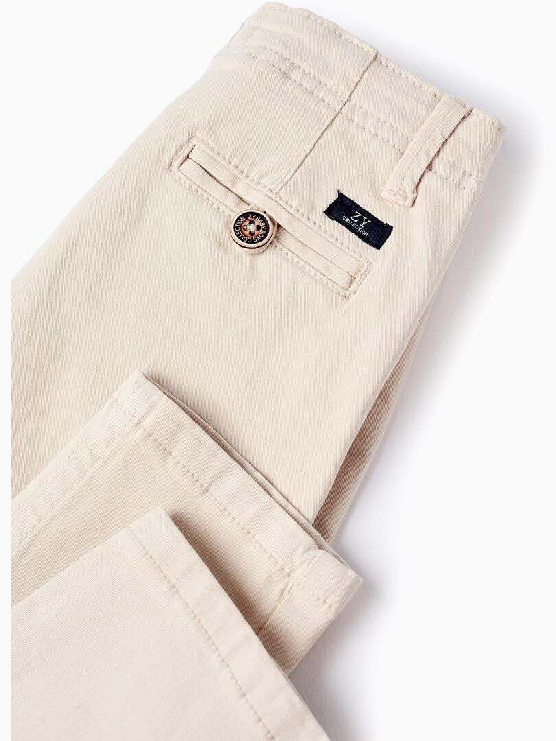 Pantalon matelassé, taille réglable ART ATTACK - Beige clair