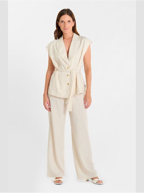 Pantalon sidia loose, large 'le temps des cerises' - Kiabi