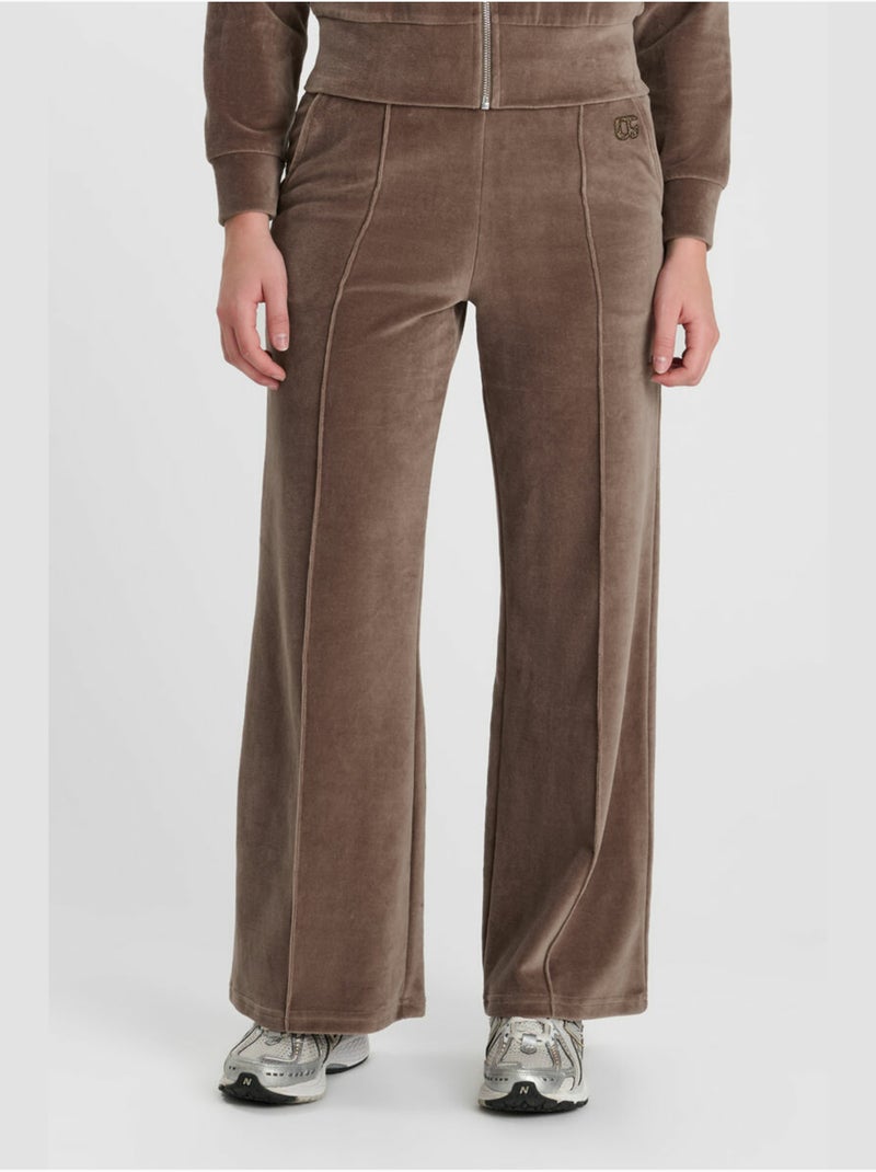 Pantalon sidygi jogpant 'le temps des cerises' Marron - Kiabi