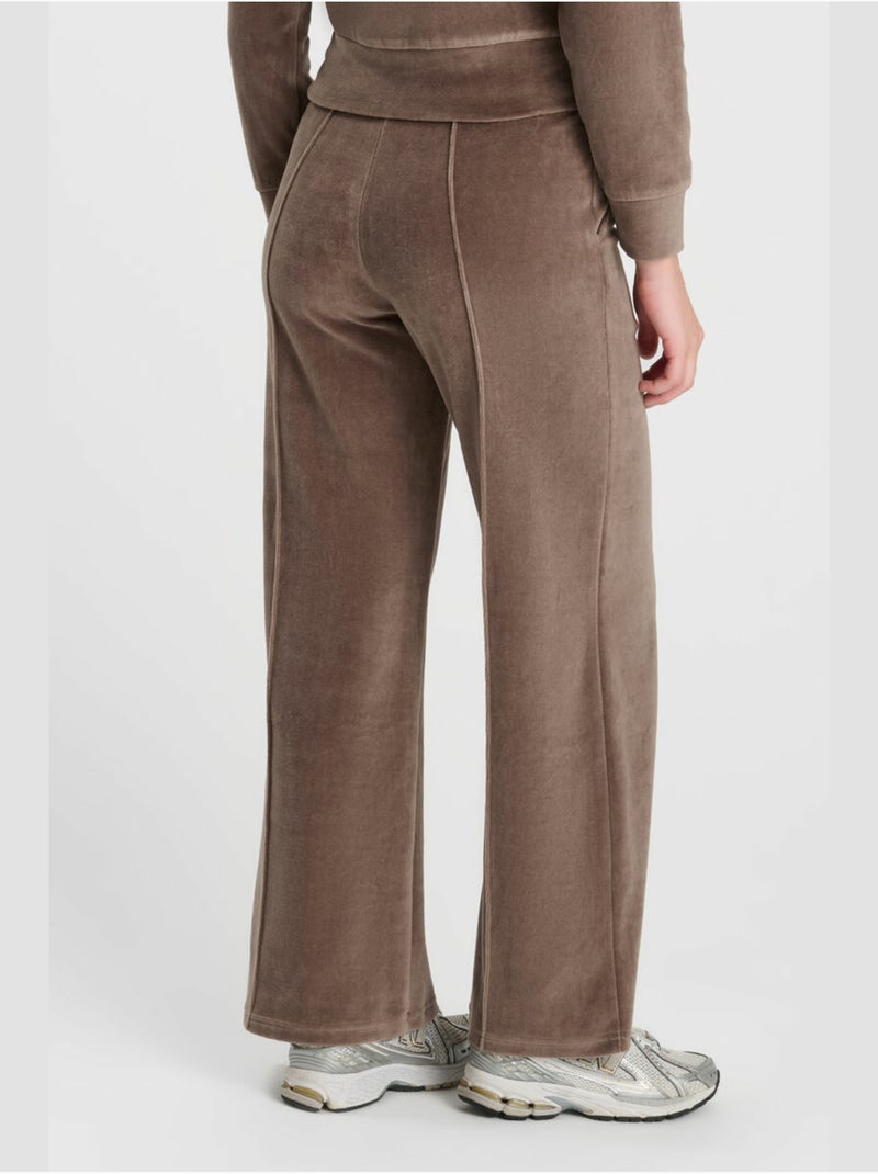 Pantalon sidygi jogpant 'le temps des cerises' Marron - Kiabi