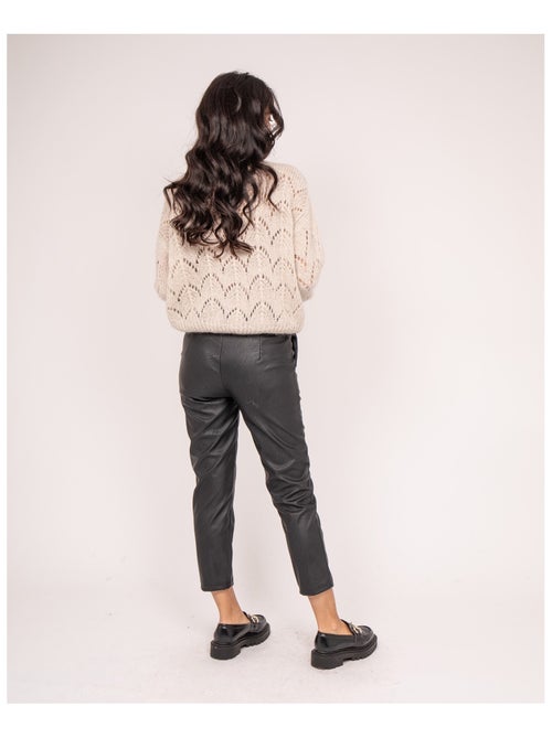 Pantalon simili cuir EMBER - Kiabi
