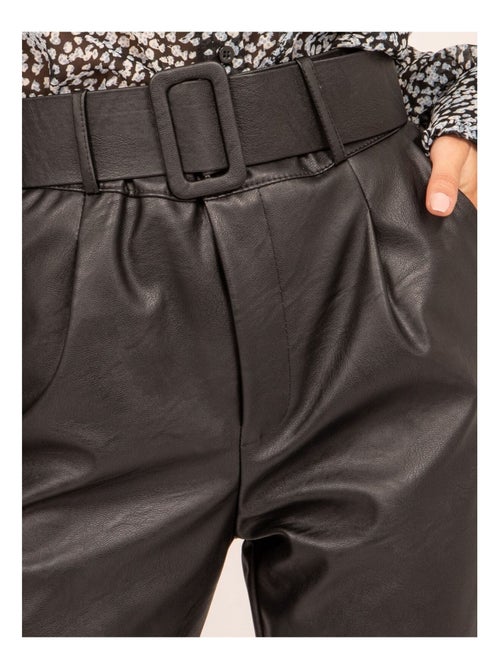 Pantalon similicuir EKINE - Kiabi