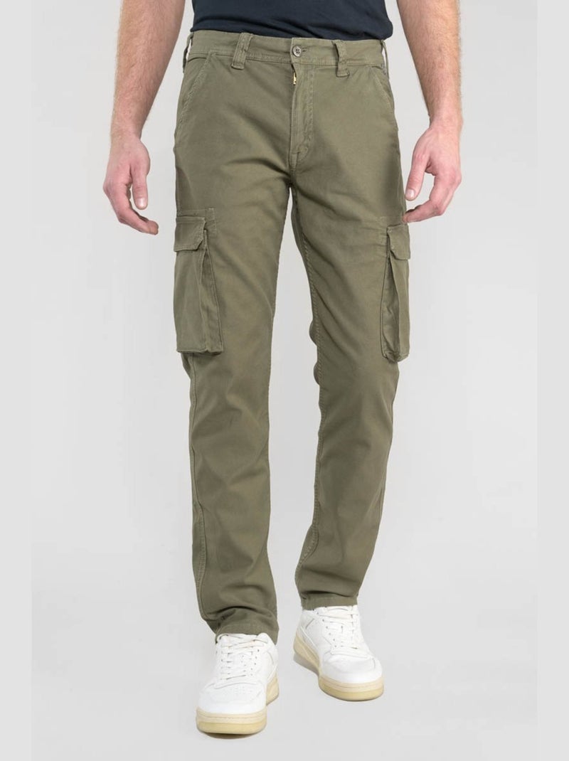 Pantalon SIVAN cargo 'Le Temps Des Cerises' Kaki - Kiabi