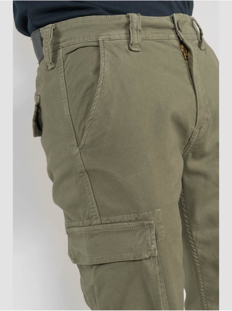 Pantalon SIVAN cargo 'Le Temps Des Cerises' Kaki - Kiabi