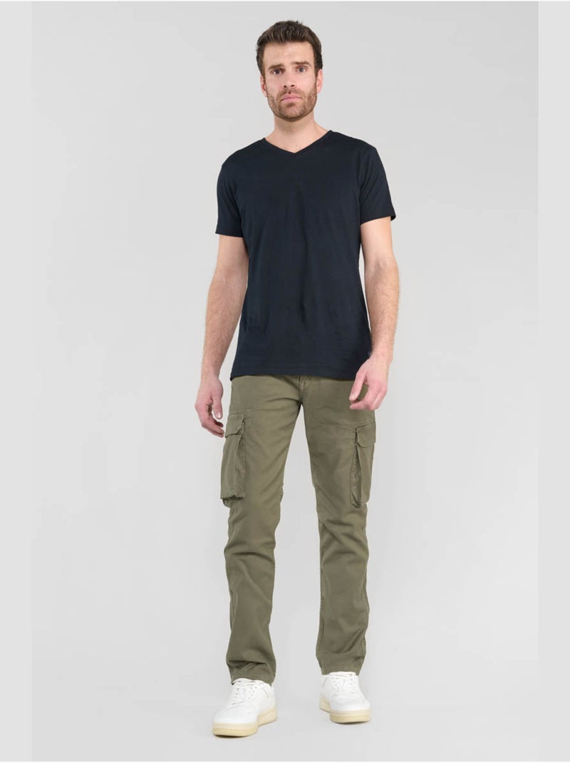 Pantalon SIVAN cargo 'Le Temps Des Cerises' Kaki - Kiabi